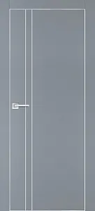 Товар Межкомнатная дверь ПХ-20  AL кромка с 4-х ст. Серый матовый